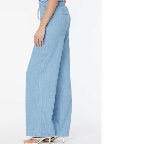 NYDJ Paperbag High Waist Wide Leg Pant - Picture 3 of 4
